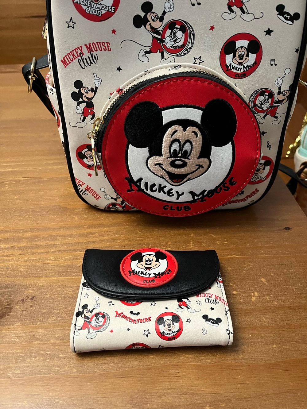 Disney her universe Mickey Mouse club backpack with wallet